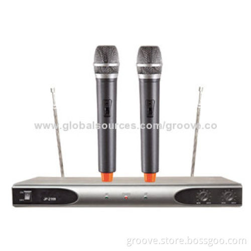 UHF Wireless Microphone System with Frequency Response 60Hz-13KHz